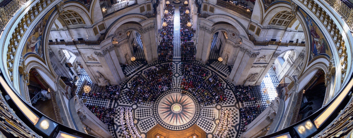 Crowds enjoy 367th Festival Service at St Paul's Clergy Support Trust